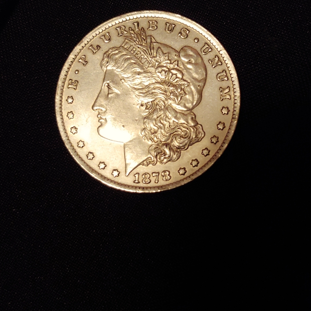 1878 no mint morgan silver dollar* 8 tail feathers